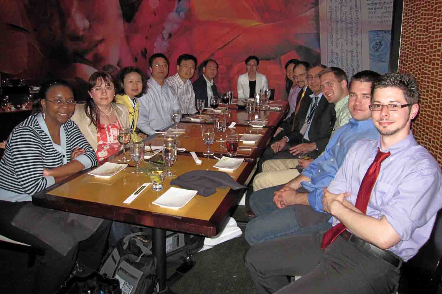 Dinner at 2010 AACR